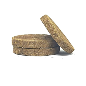 Natural Cow Dung Cakes for Havan, Pooja, Agnihotra | Panchgavya Sun-Dried Ritual Fuel (pack of 5)