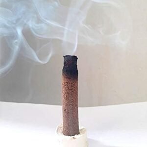 Natural Cow Dung Incense Sticks, Handmade Panchgavya Dhoop, Pooja Meditation (450g)